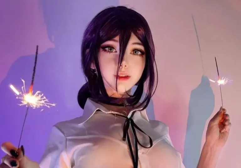Anastasiia Daniliuk Instagram star and cosplayer posing in anime-inspired outfit